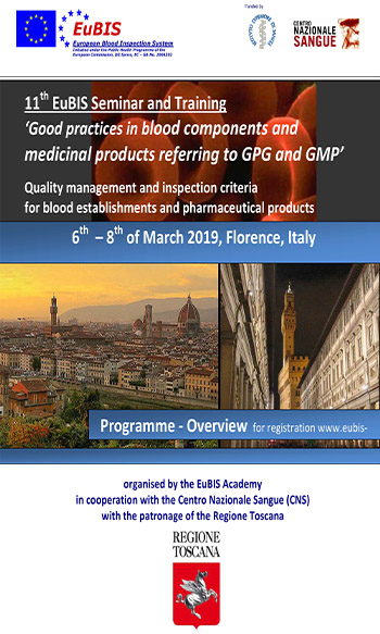 EuBIS Course Italy, Florence, 6th - 8th of March 2019